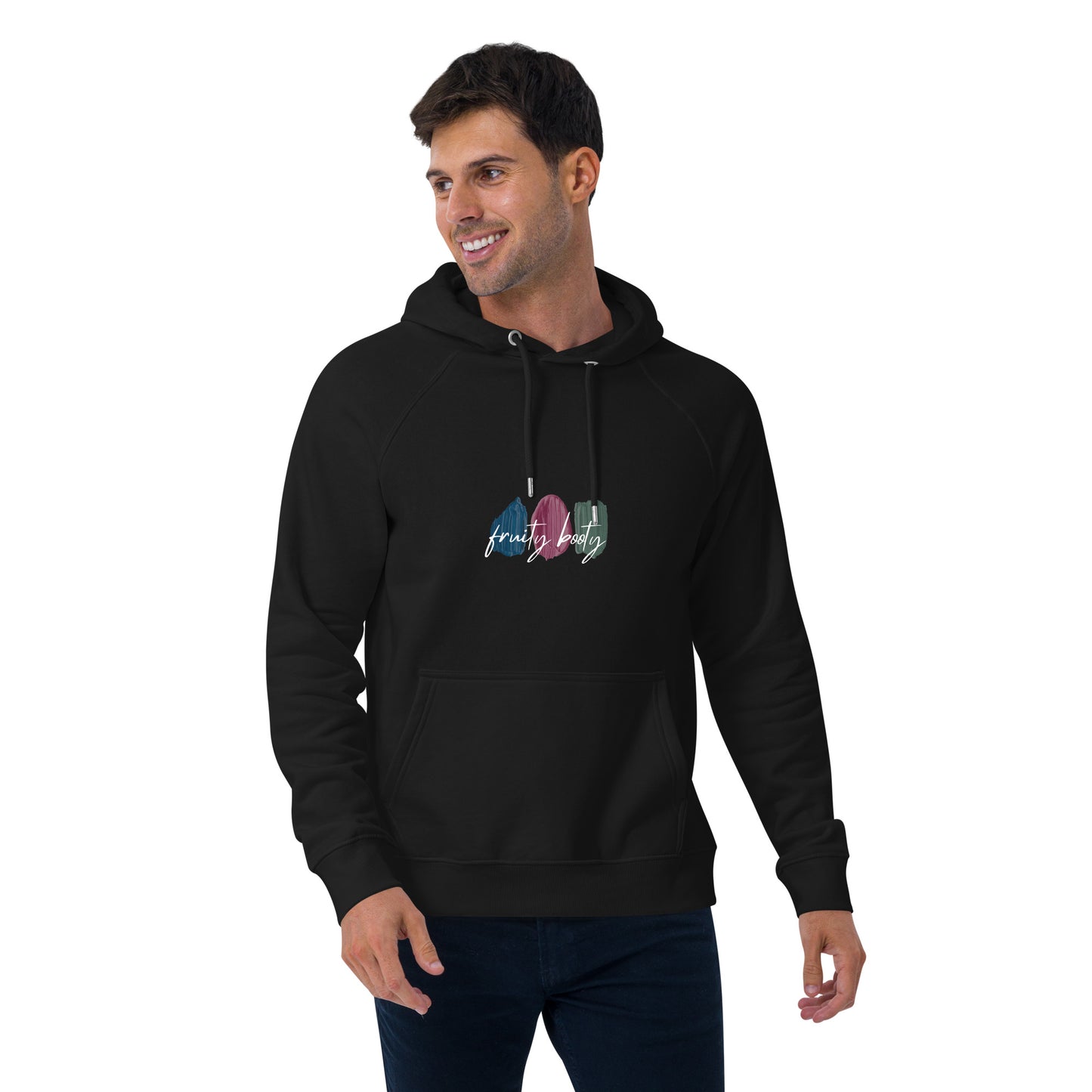 Fruity Unisex Bio-Raglan-Hoodie